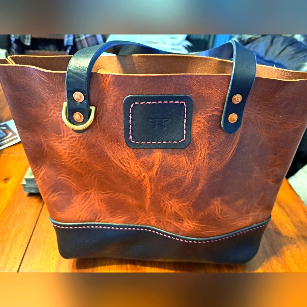Custom One of a Kind 2 tone tote